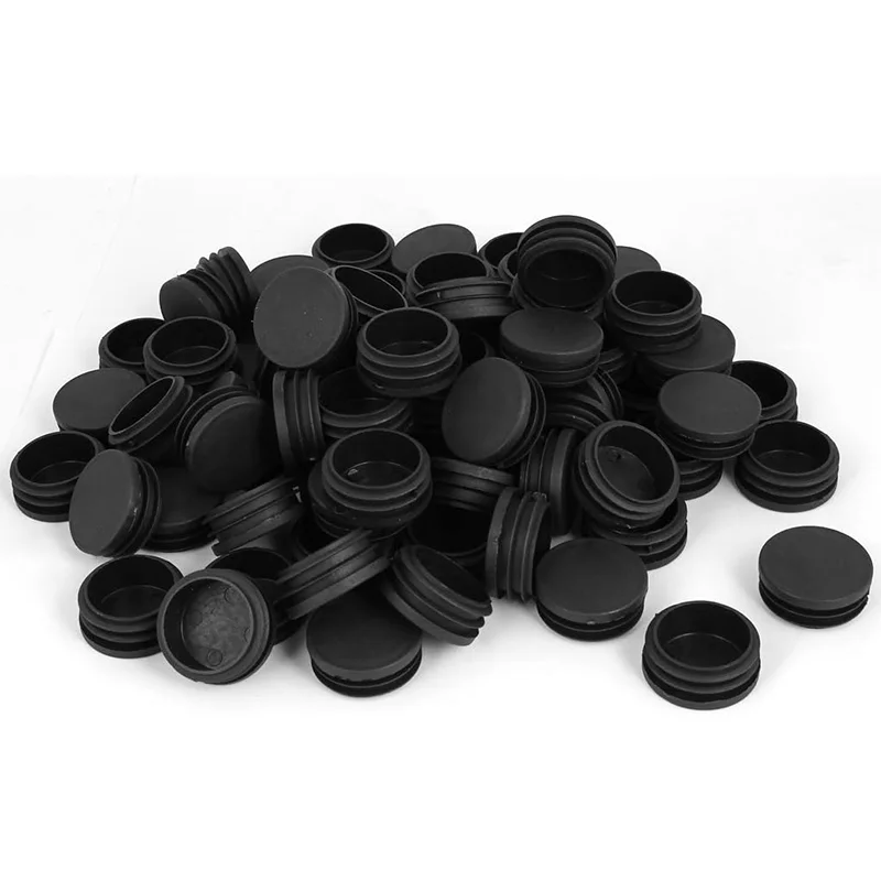 2~30Pcs Diameter 12mm~100mm Black Round Plastic Blanking End Cap Tube Pipe Inserts Plug Bung Insert Stopper For Chair Leg Pipe