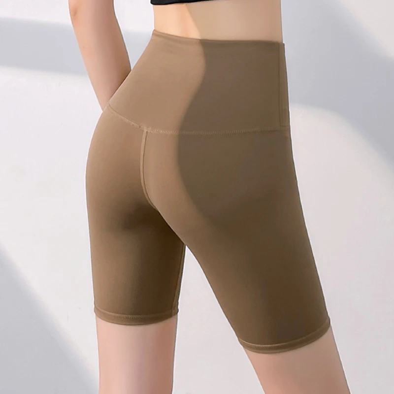 Women Yoga Shorts High Waist Fitness Push Up Sportswear Super Stretchy Gym Workout Sports Shorts Tummy Control Short Leggings