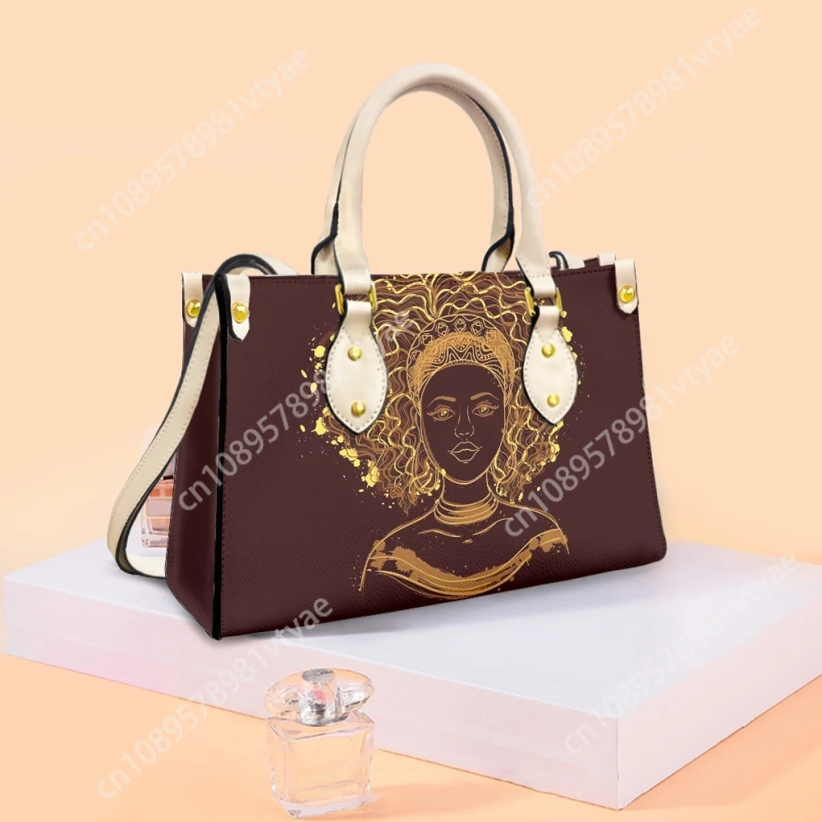 Cross Body Bags Female Creative African Culture Printing Girls Shoulder Tote Elegant Portable Daily Travel Shopping Bag Handbags