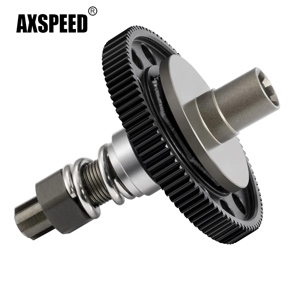 AXSPEED 48P 91T Gear Slipper Clutch Eliminator Set for Arrma 1/10 Grantie 4x4 MEGA 550 V3 RC Car Upgrade Parts Accessories
