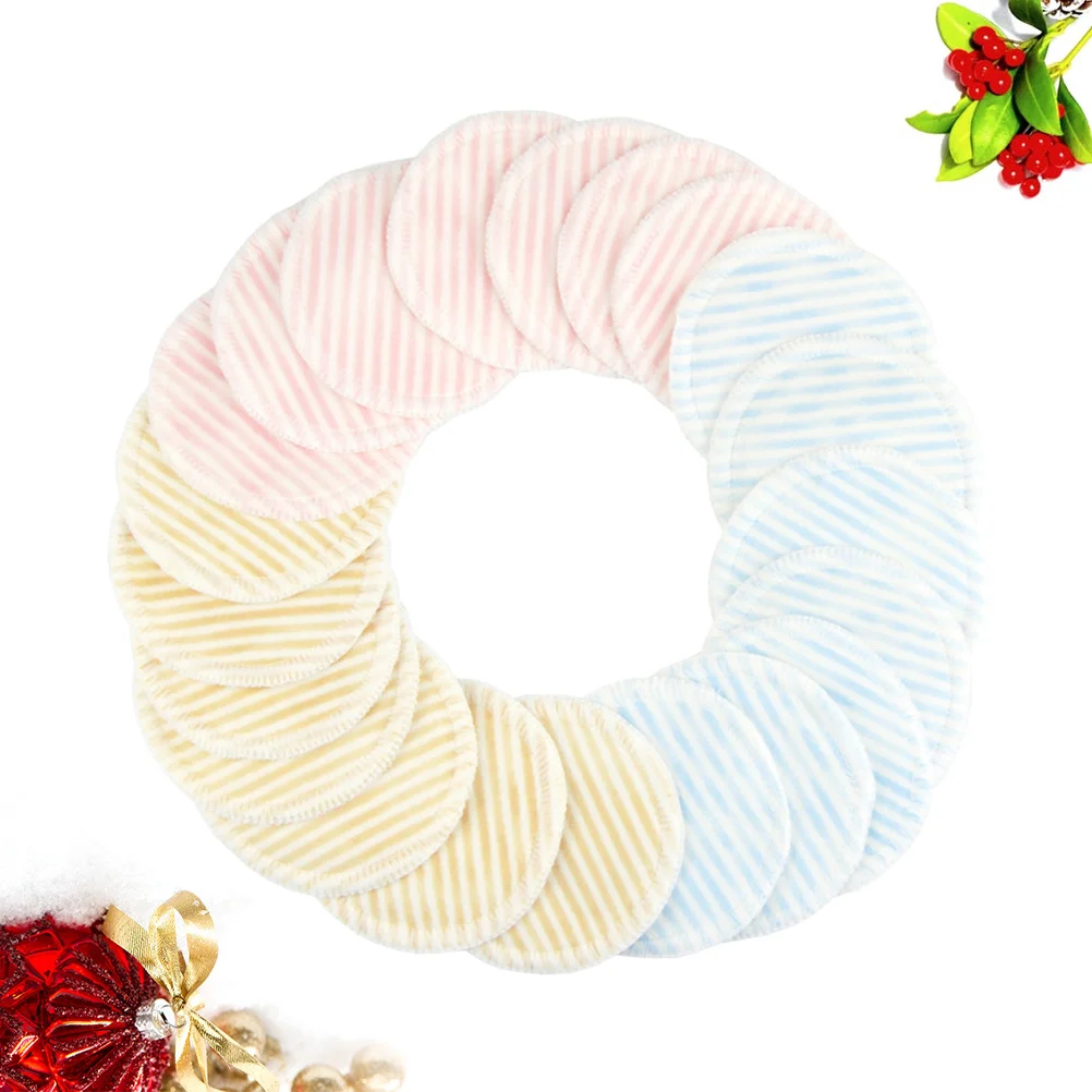 12 szt. Wielorazowych płatków do demakijażu z włókna bambusowego, dwuwarstwowe płatki do oczyszczania twarzy, idealne do podróży i codziennego użytku.