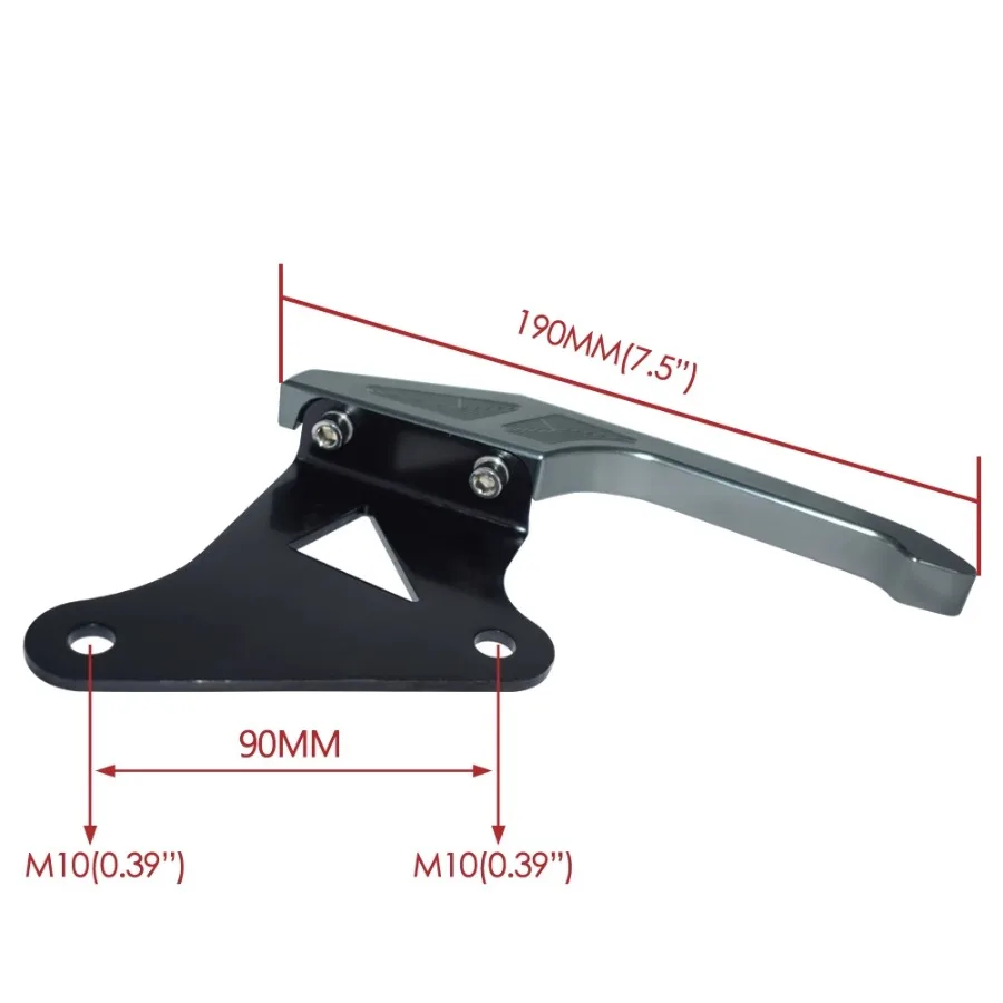 Motorcycle Rear Armrest for Honda GROM125 MSX125 M3 MSX125SF Passenger Handle Aluminum Alloy Tail Wing Modification Accessories