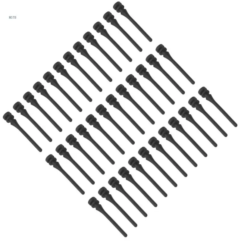 12/24/36Pcs PC Case Fan Computer Cooling Fan Mount Screws PC Fan Mounting Pin Rivet Soft Rubber Reducing Noise Screws Dropship