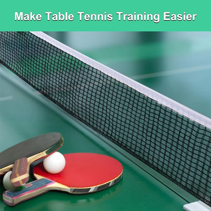 Retractable Table Tennis Net Table Grid Plastic Strong Mesh Portable Net Kit Net Rack Replace Kit For Ping Pong Playing