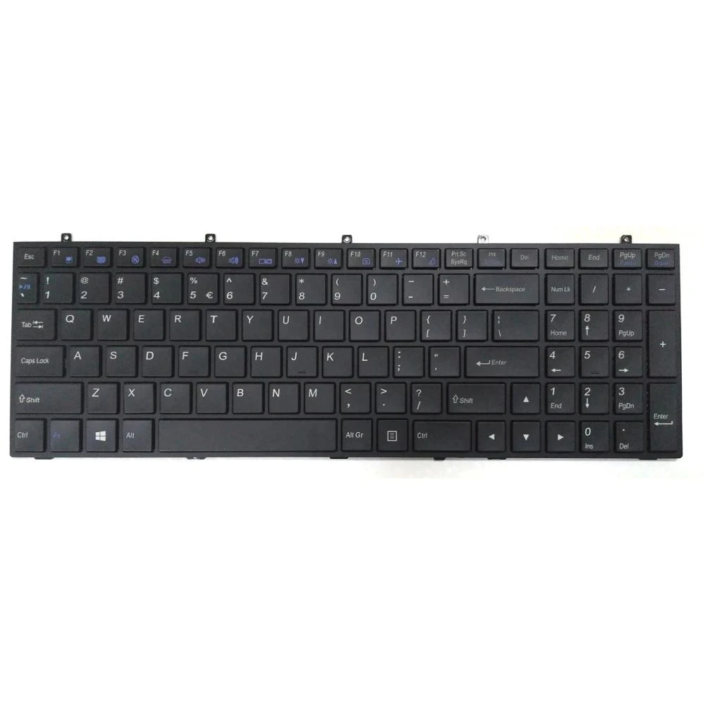 Imagem -02 - Eua Teclado do Portátil para Clevo W350 W350et W350sk W350skq W350st W355 W355st W370 W370et W670 W670sr Série Retroiluminado