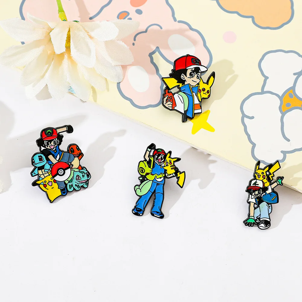 Funny Brooch Cartoon Cute Enamel Pin Metal Badge Jewelry Clothing Backpack Accessories Gift