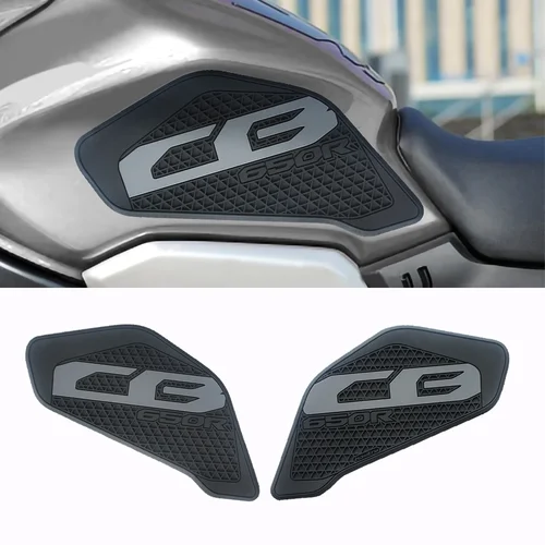 Imagen 2 del producto Accesorio de motocicleta, almohadilla lateral para tanque, protección de rodilla para Honda CB650R 2019-2024