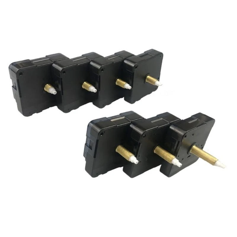 2 Pcs Long Shaft Clock Movement Mechanism DIY Clock Repair Replacement Part best sale