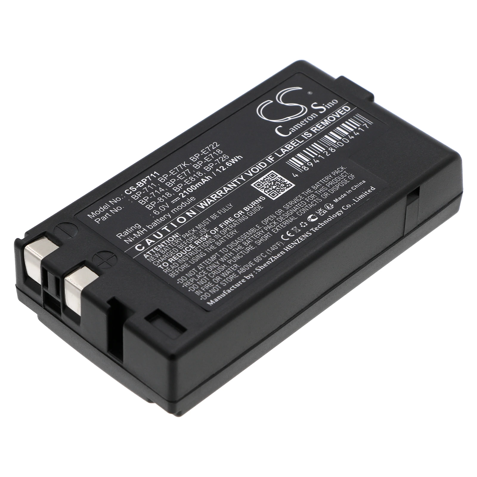 Camera 2100mAh / 12.6Wh Battery for Canon：BP-711  BP-714  BP-726  BP-818  BP-E718  BP-E722  BP-E77  BP-E77K  BP-E818 E61  ES900