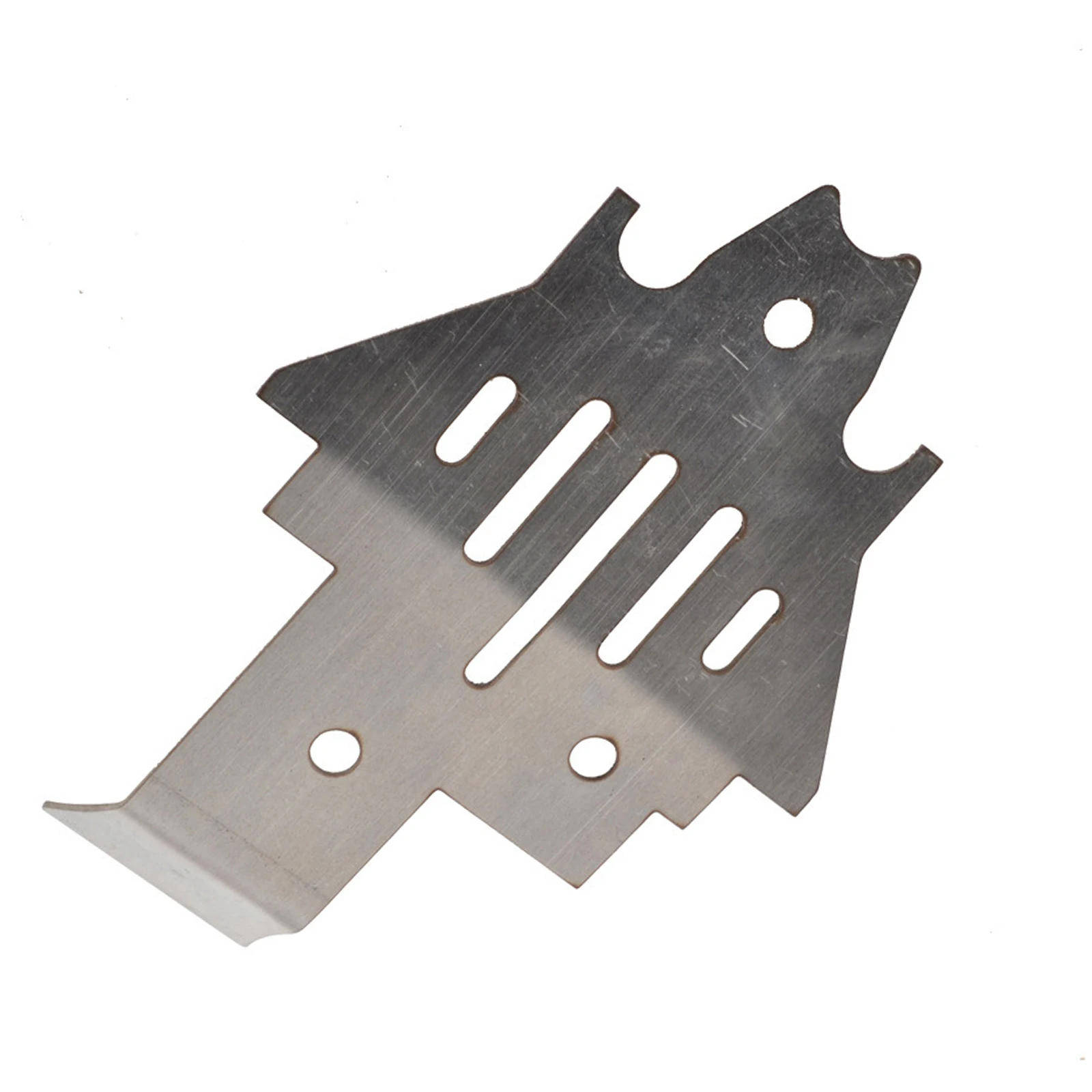 Chassi de aço inoxidável armadura eixo protetor skid placa substituição reparação parte para 1/10 traxxas TRX-4 corrida rc acessórios do carro