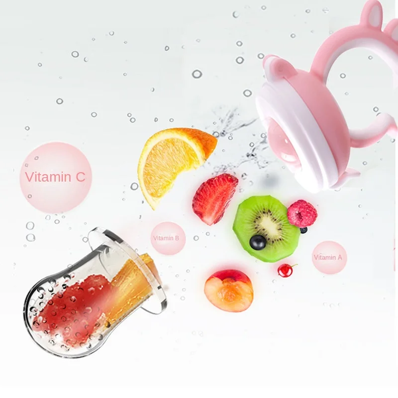 Baby Nipple Fresh Food Nibbler Baby Pacifiers Feeder Kids Fruit Feeder Feeding Nipples Baby Supplies Nipple Teat Pacifier Bottle