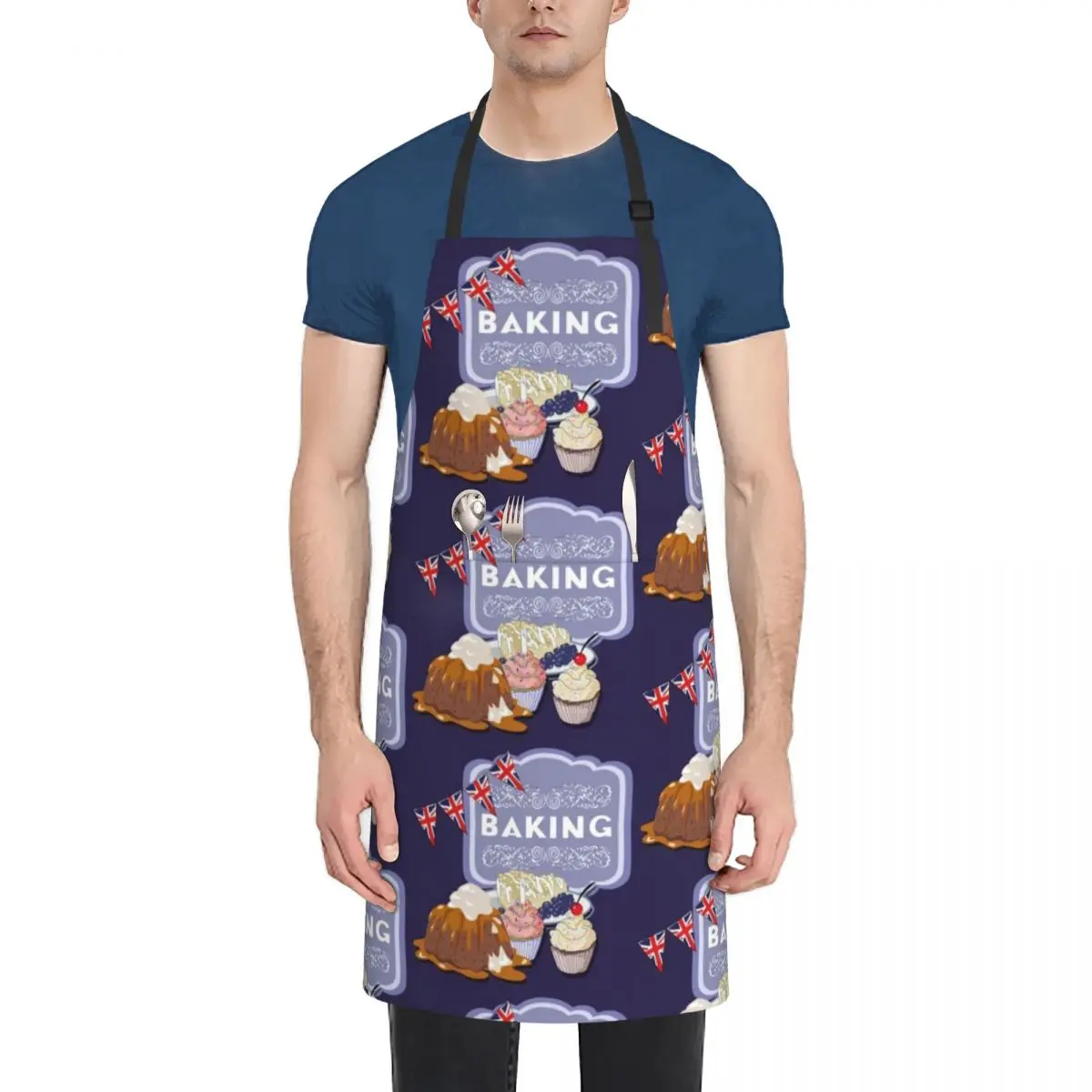 British Bake Show Apron painting For Man useful gadgets for home Kitchen Special Accessories Apron