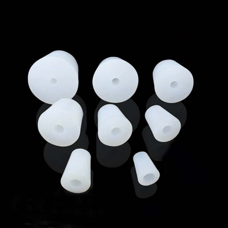 

10 шт./лот, одно отверстие, два отверстия, пищевая пробка, силиконовая пробка