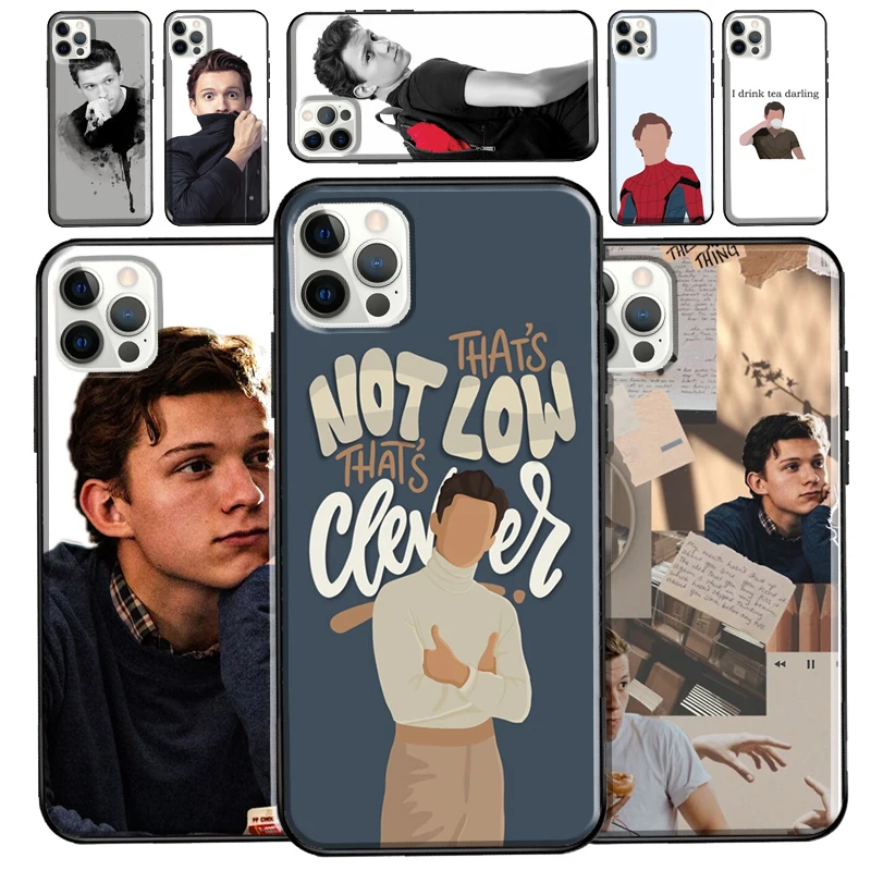 Tom Holland Case For iPhone 13 Pro 12 Mini 11 Pro Max 6 6S 7 8 Plus XR XS Max X SE 2020 Cover Shell