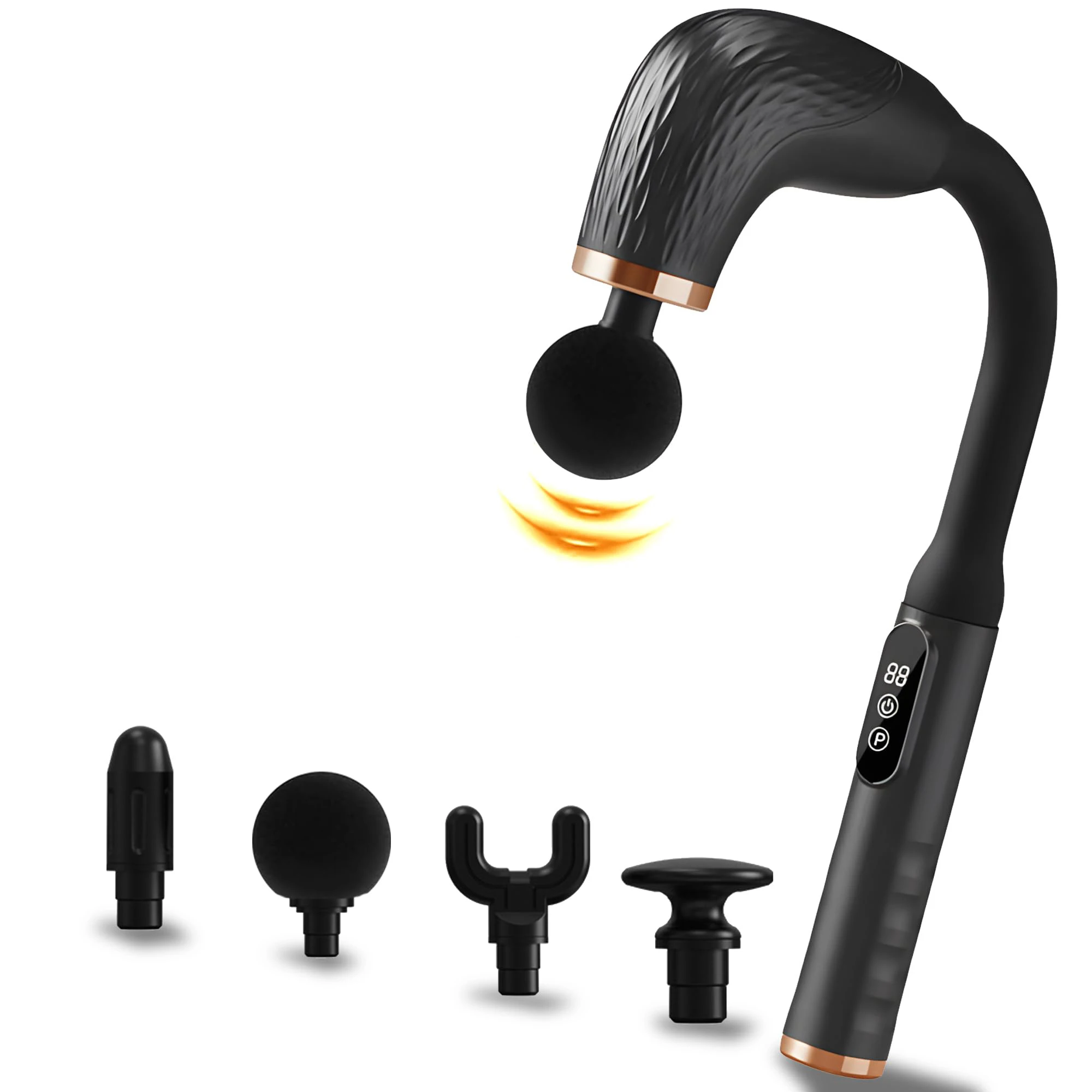 

Массажный пистолет с удлиненной ручкой, массажер для спины, шеи, плеч, ног, массажер для тела