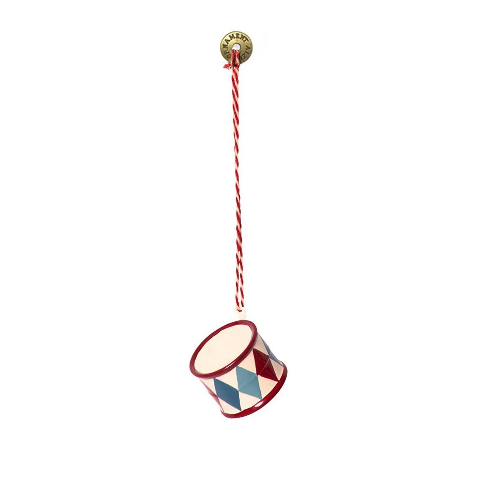 Multicolorido natal pendurado decoração dos desenhos animados cana tambor nordic pendurar pingentes artesanato coração estrela sino enfeite festival