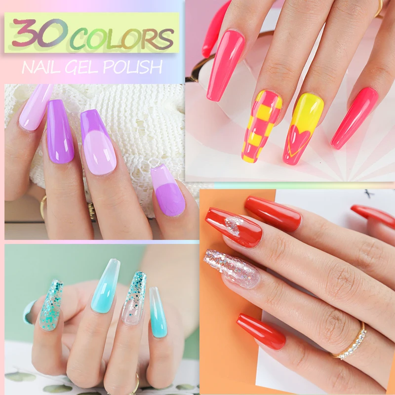 Poly Nail Gel Tool Kit Voor Semi-Permanente Diy Quick Extension Acryl Met Roestvrij Staal Dode Lederen Push Manicure Set