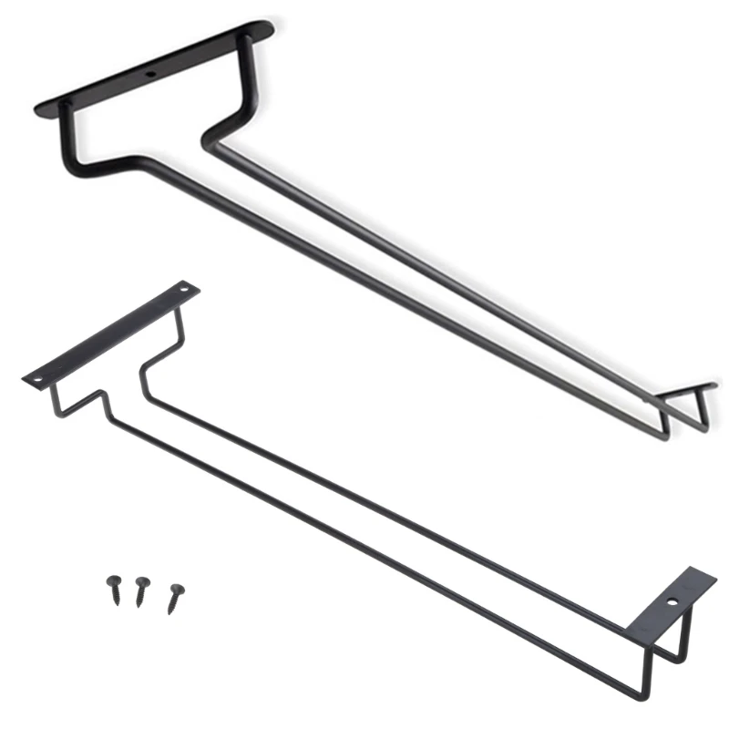 LXAF şarap bardağı rafı dolap altı kadeh takımı şarap bardağı tutucu gözlük depolama askı demir sanat organizatör Bar mutfak