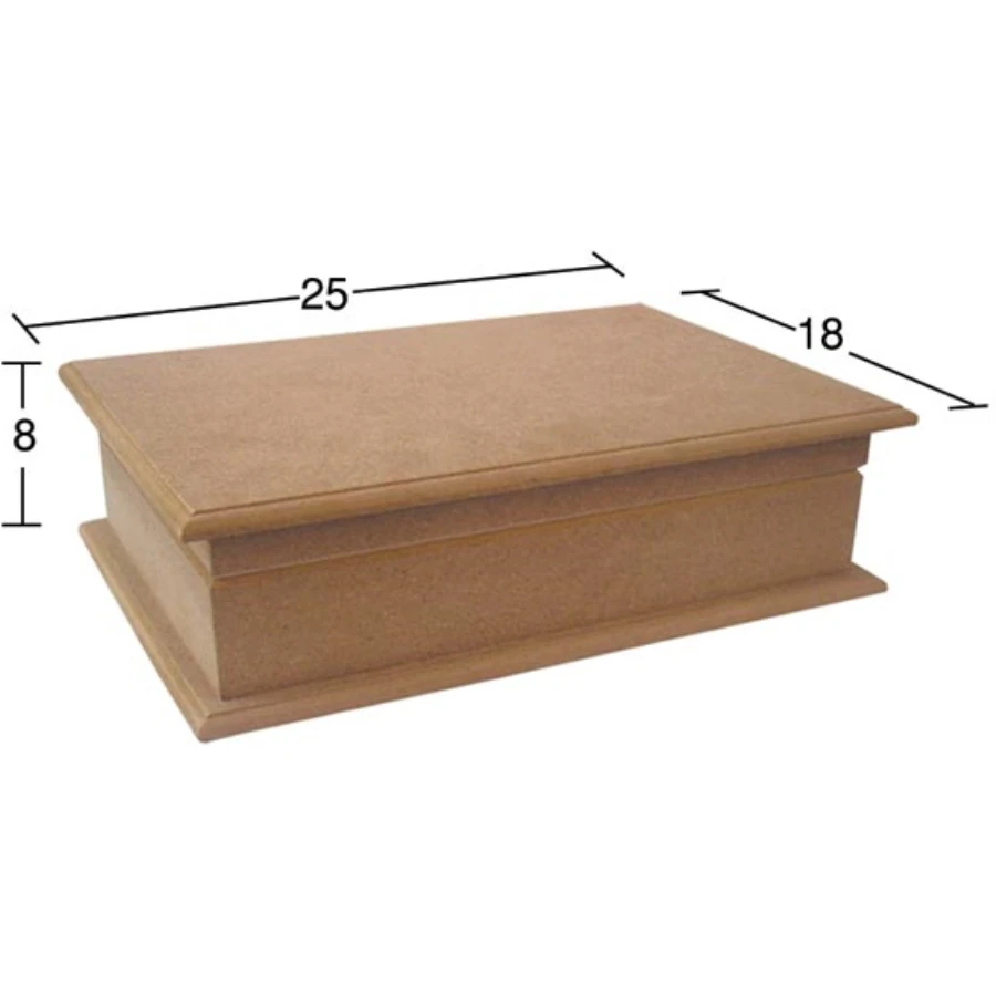 KU252 Mdf Box, Can Be Painted Wood Mdf Box