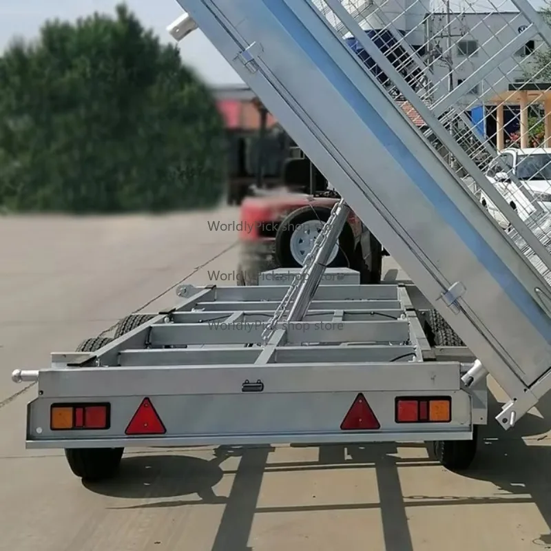 아연 도금 유틸리티 덤프 트레일러, 유압 트레일러, 자동차 트레일러