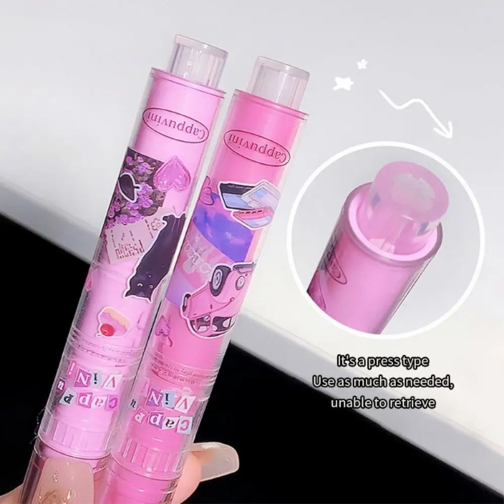 6 Colors Jelly Mirror Lipstick Waterproof Long Lasting Solid Lip Gloss Water Light Sweet Heart Shape Lip Glaze