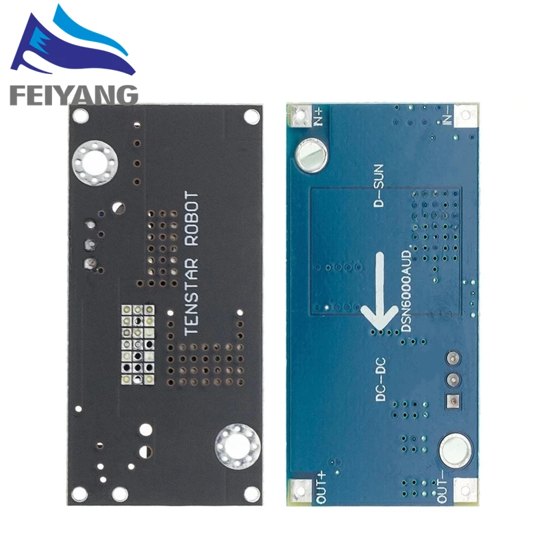 XL6019 (XL6009 upgrade) Automatic step-up step-down Dc-Dc Adjustable Converter Power Supply Module 20W 5-32V to 1.3-35V(HEI)