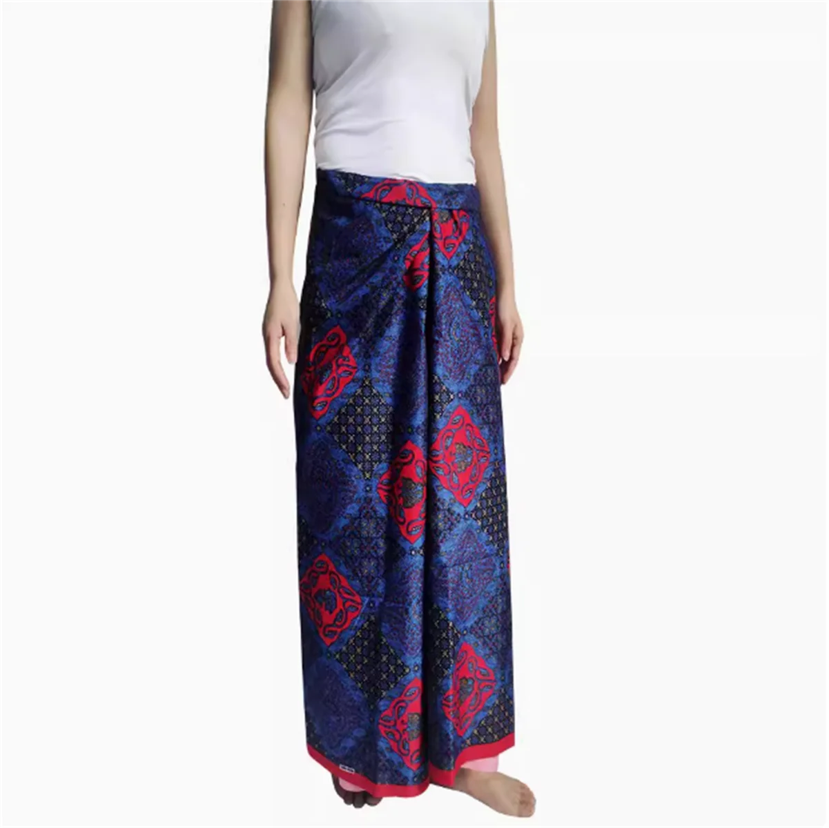 Thailand Myanmar Autumn Longi Skirt Sarong Longi Ethnic Clothing Dai Half body Tube Skirt