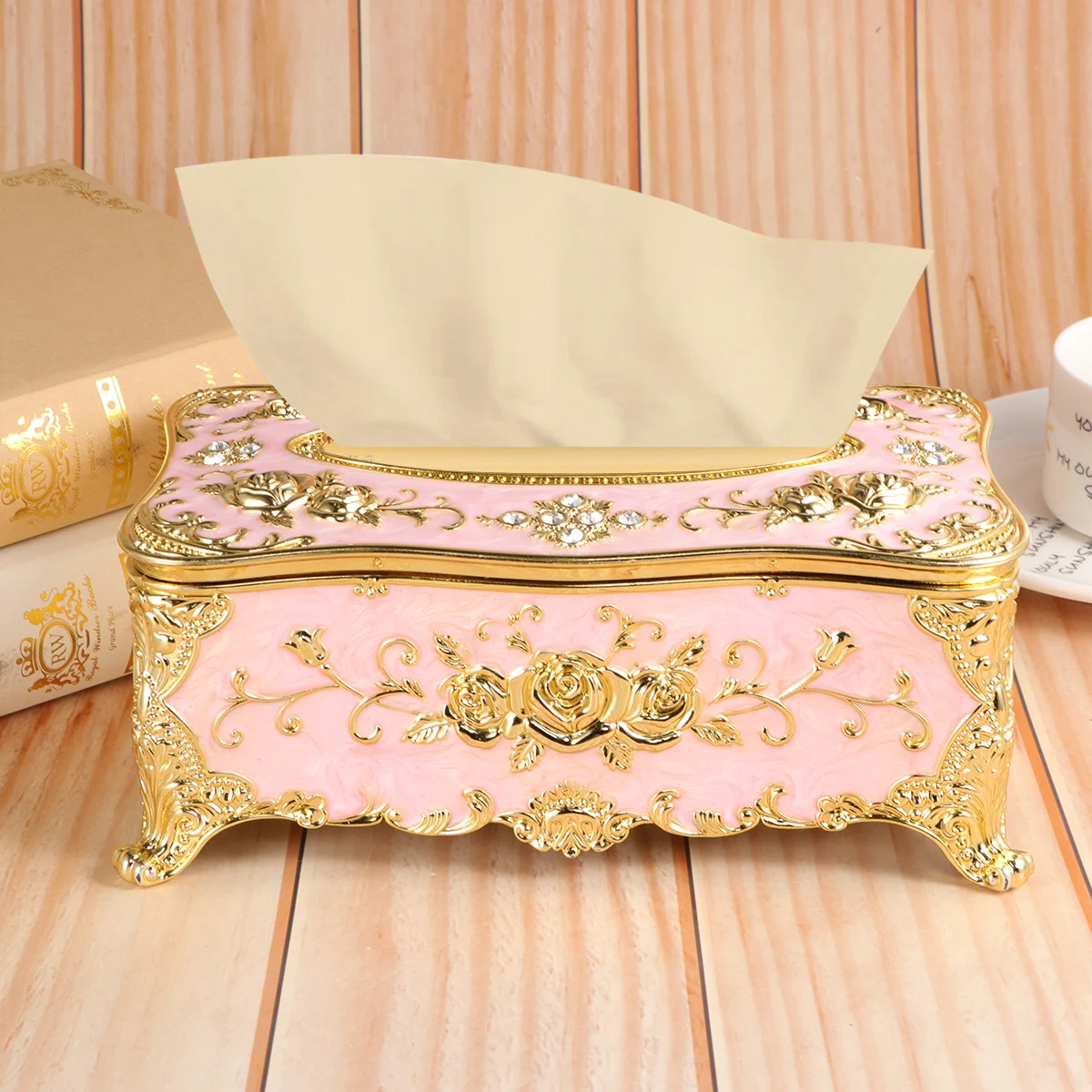 

Desktop Tissue Box Paper Towel Holder Napkin Supplies Fashion Creative Household
