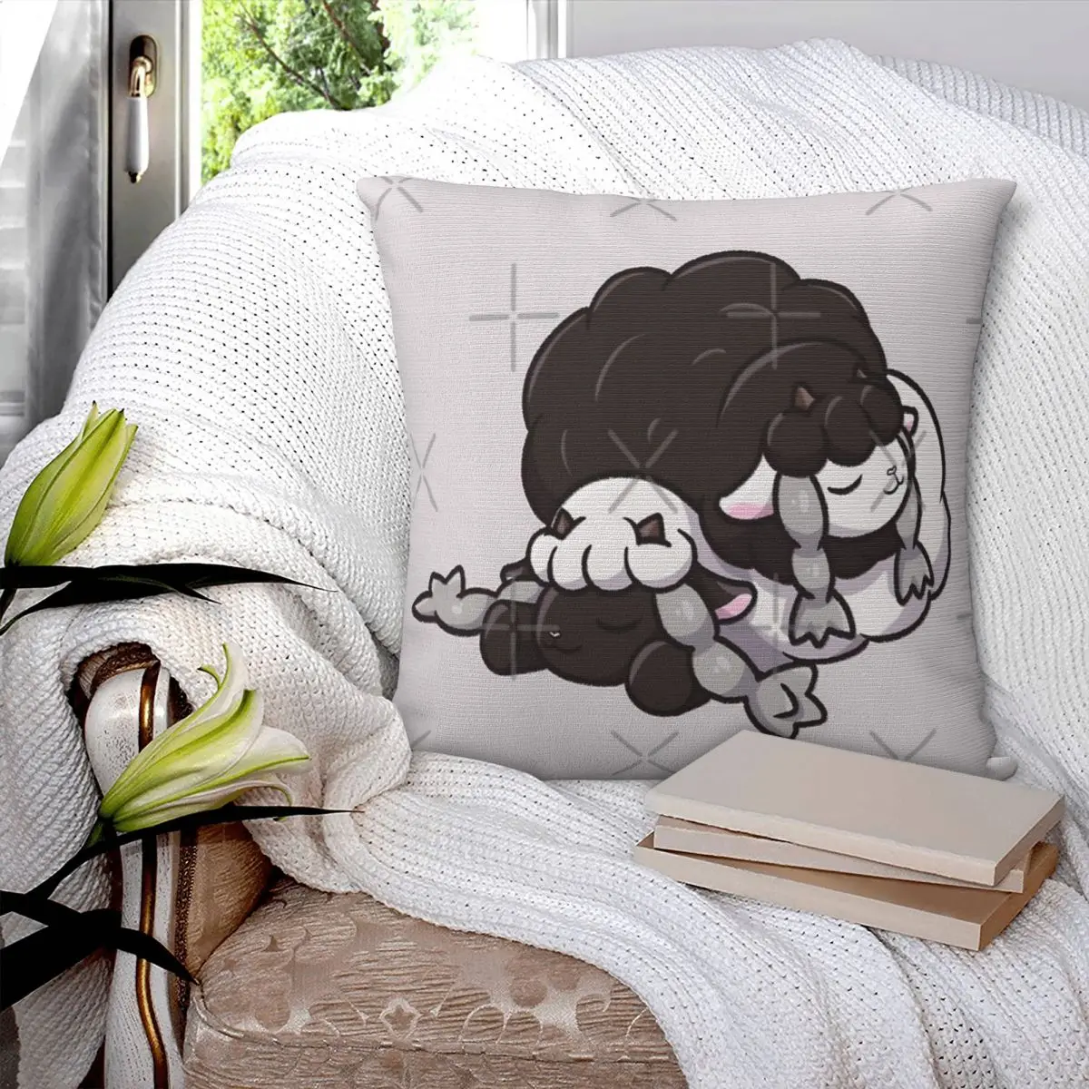 Wooloo And Shiny Pillowcase Cushion Sofa Suitable For Sofa Customized Home Decor Customizable