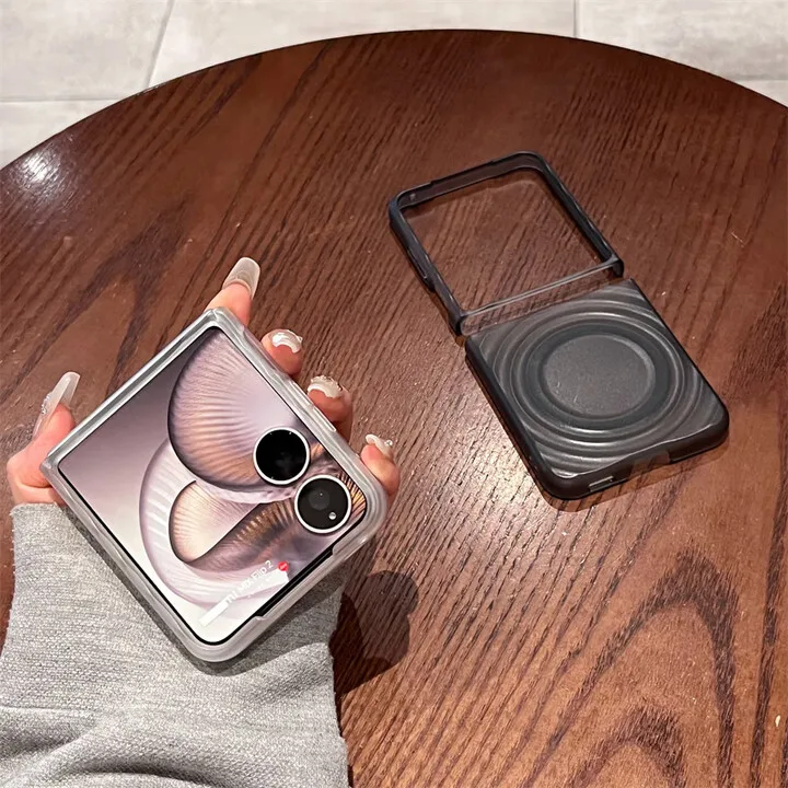 

Чехол для телефона Xiaomi Mix Flip 2, MIX Flip, магнитная поглощающая волна, матовый прозрачный складной защитный чехол для экрана