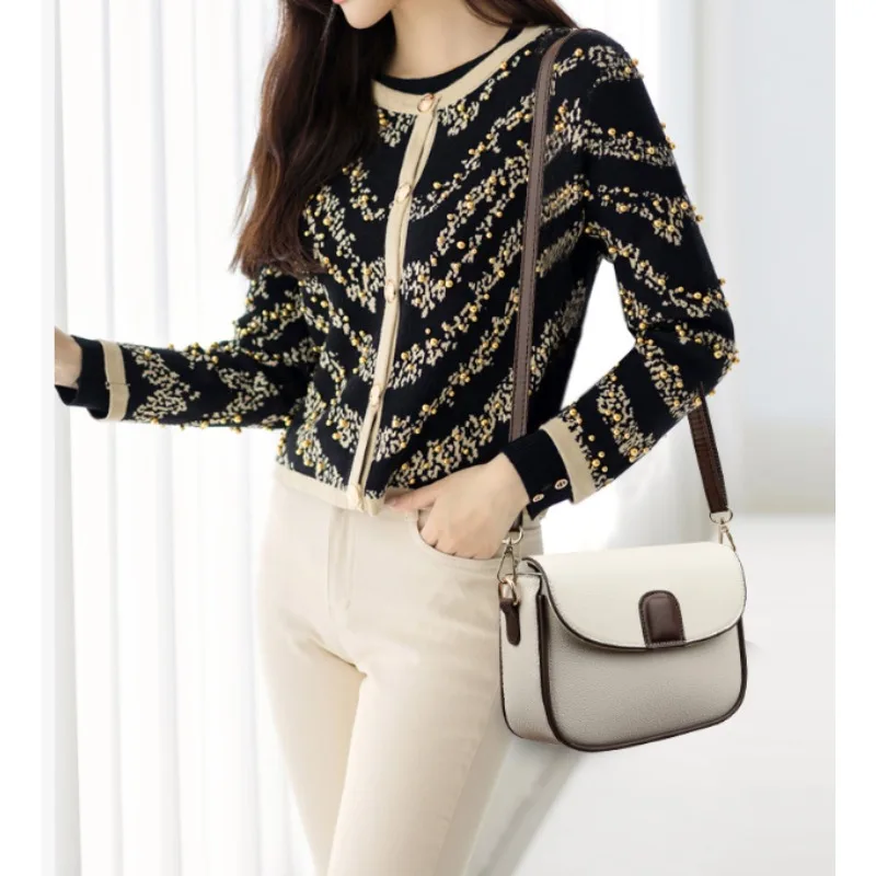 

Новая женская сумка через плечо 2026 года: модная, текстурная, на одно плечо, для телефона, сумка для мамы