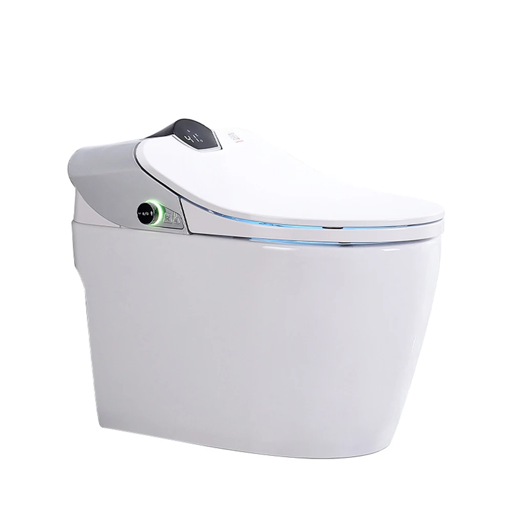 

Luxury S-trap Intelligent Floor Mounted WC Remote Controlled Smart Bidet Toilet RS i11A