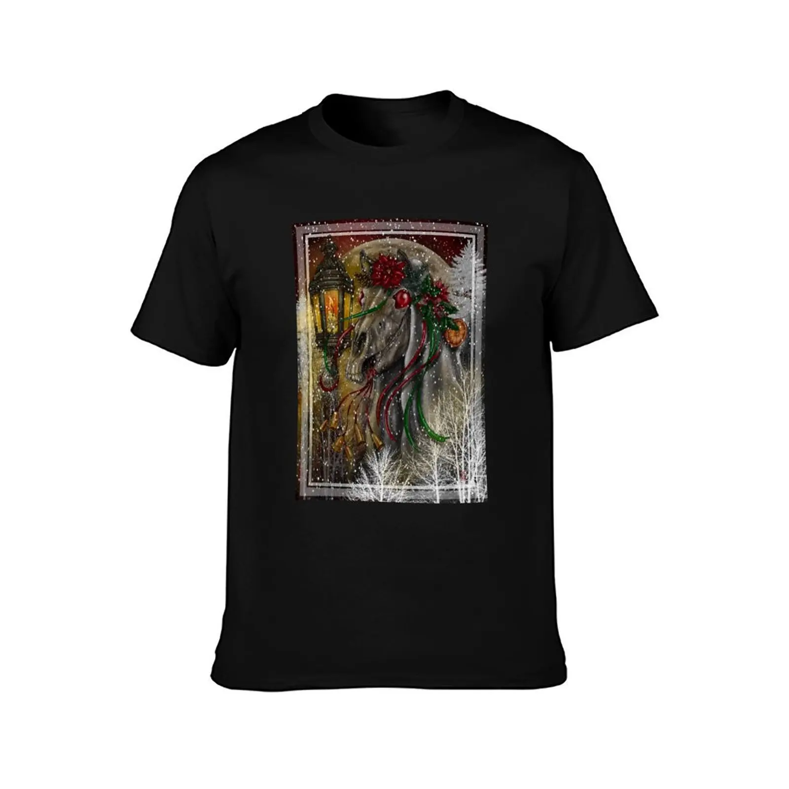 Mari Lwyd T-Shirt Construction Work Tee Shirt T-Shirt