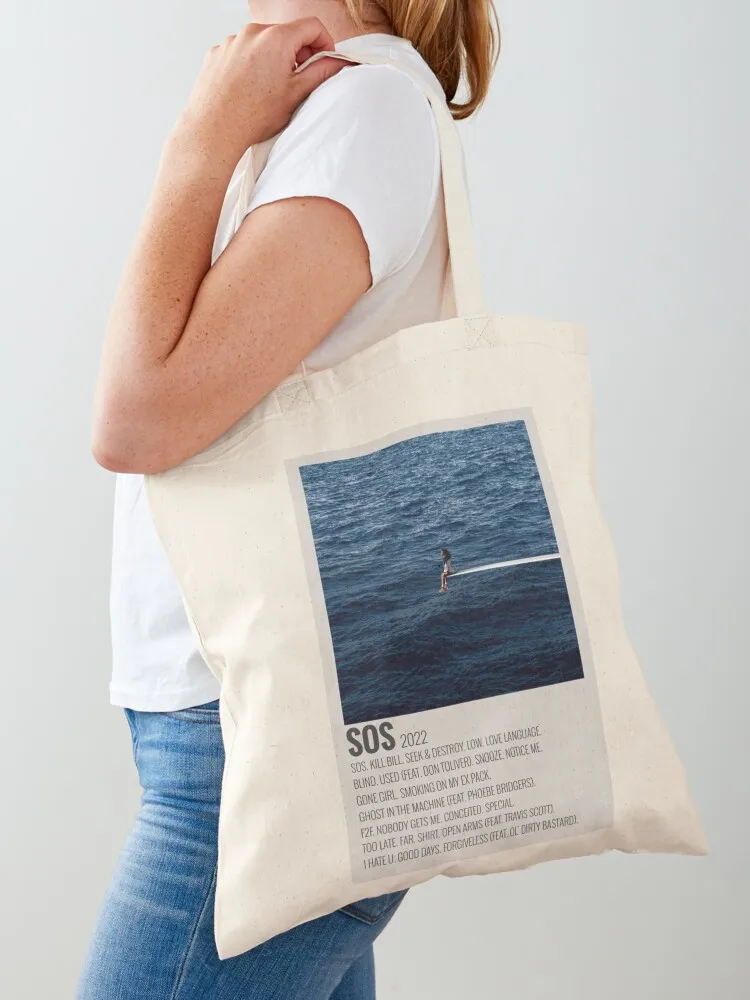 

sza sos album Tote Bag shopper bags for women shopper bag women canvas sac pour femme Handbags women