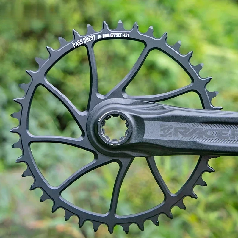 

PASS QUEST 0 мм смещенная узкая широкая звездочка для шатунов RACEFACE с прямым креплением MTB велосипедная одинарная звездочка обновление