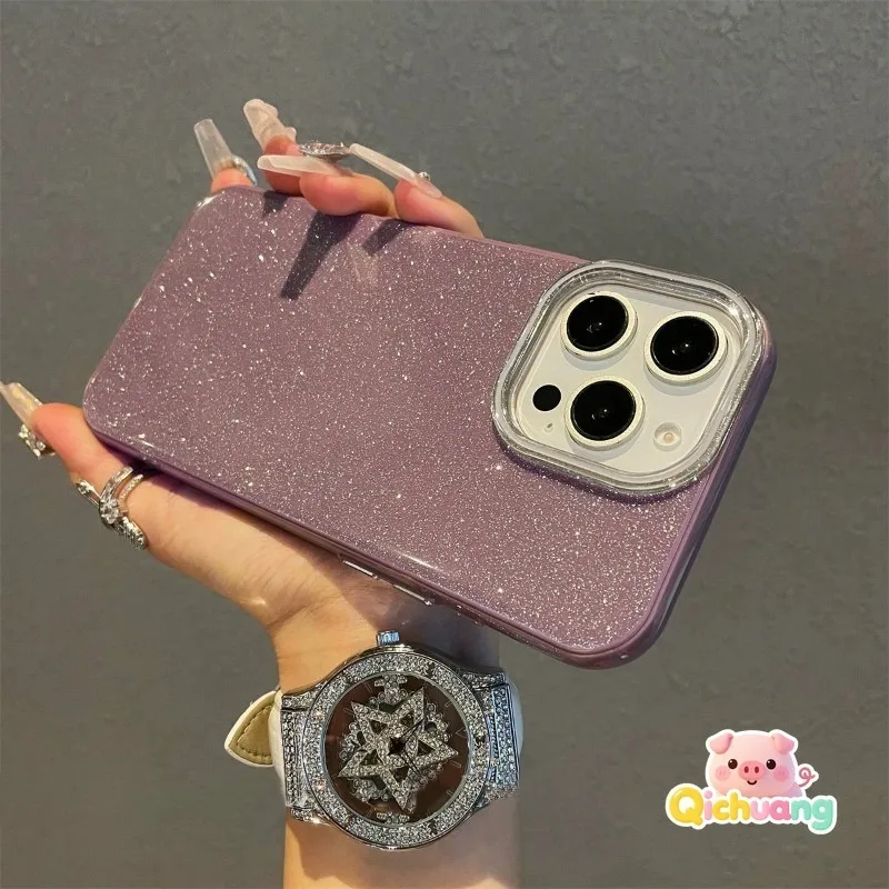 

For Tecno Camon 40 Premier 30 30S 20 19 Pro 16S 15 Aiir 12 POP 10 10C 9 8 7 Pro Phone Case Glitter Luxurious IMD Hard Cover