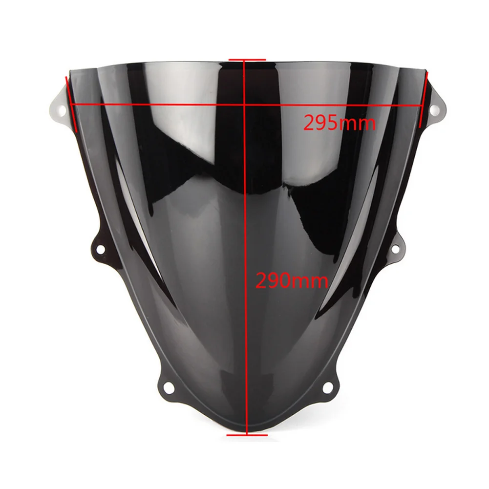 Motorcycle Double Bubble Windshield For Suzuki GSX-R GSXR 600 750 GSXR600 2011-2018 K11 WindScreen Accessories Fairing Deflector