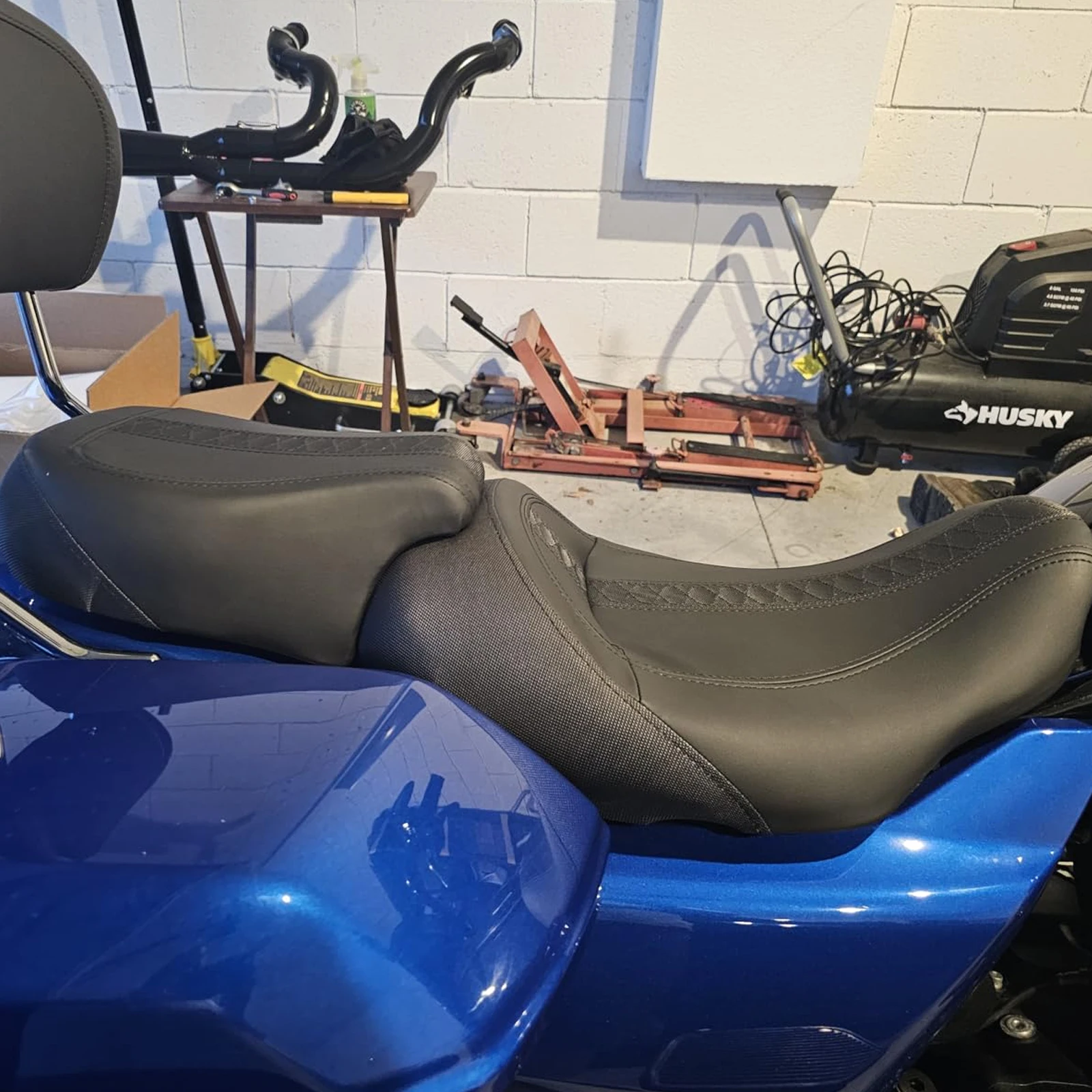 Motorcycle Rider Driver Passenger Seat Cushion Back Fits For Harly Road Glide/Street Glide/CVO Road Street Glide/ST 2023-2026