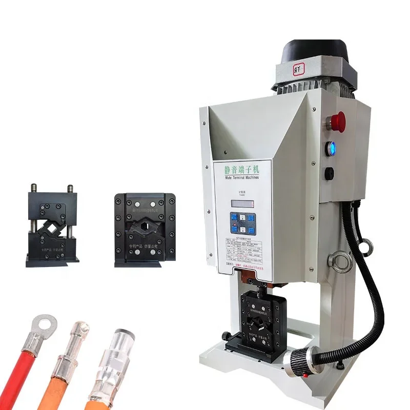 6T mute terminal crimping machine copper lugs cold pressed terminals press large cables connector crimp machine