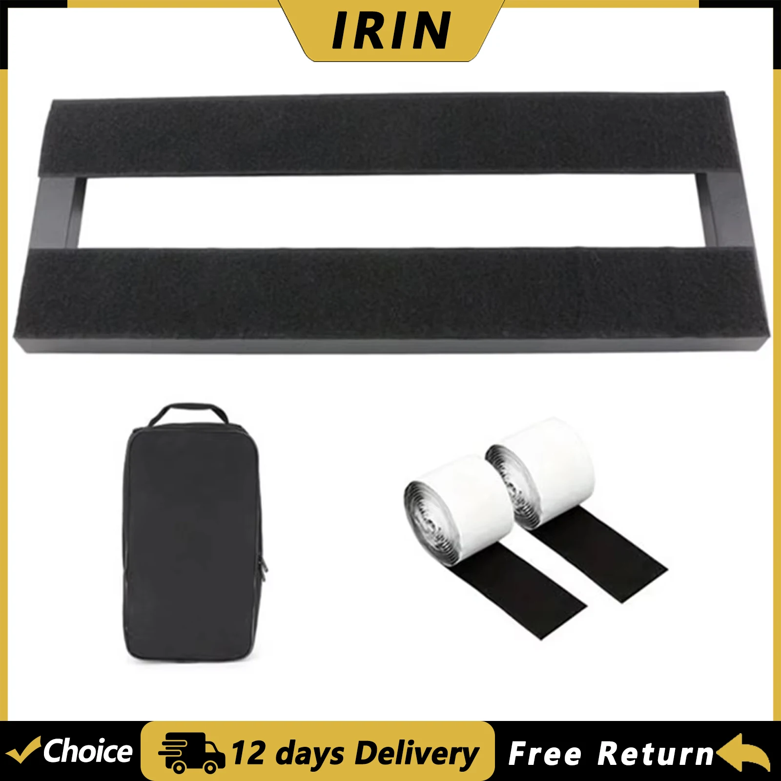 IRIN Guitar Effect Pedal Board Pedalboard Aluminum Alloy Pedalboard Pedal Plate with Carrying Bag Guitar Parts & Accessories