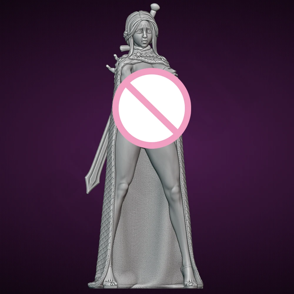 โมเดลพิมพ์ 3 มิติ นักรบหญิงสุดเซ็กซี่  ชุดประกอบโมเดลเรซิ่นยังไม่ลงสี  แบบจำลองขนาดเล็ก  ชุดประกอบโมเดล DIY  ของเล่นสำหรับผู้ใหญ่ ﻿