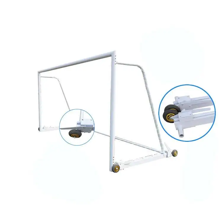 Professioneller, tragbarer, freistehender Fußballtor aus Aluminium für das Teamsporttraining