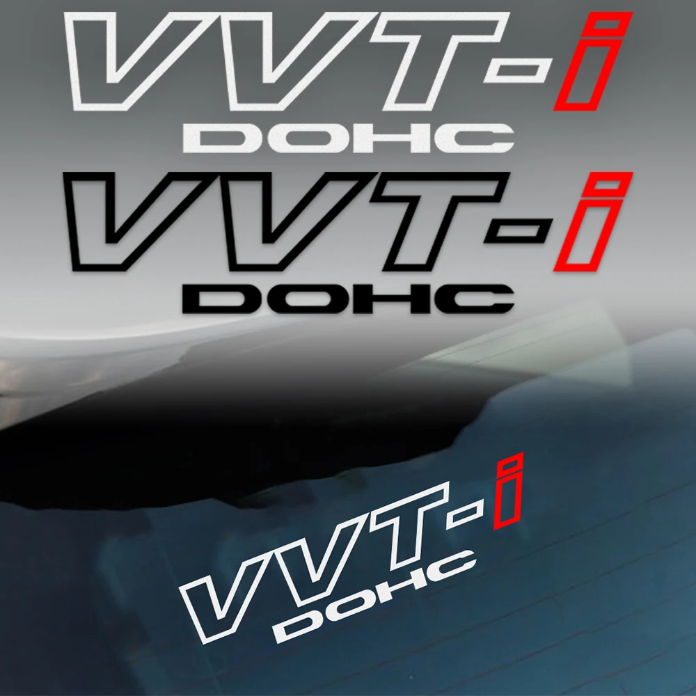 VVT I DOHC Reflective Vinyl Car Accessories Stickers Auto Door Body Decoration Decals for Toyota Camry Corolla Yaris Levin Prado