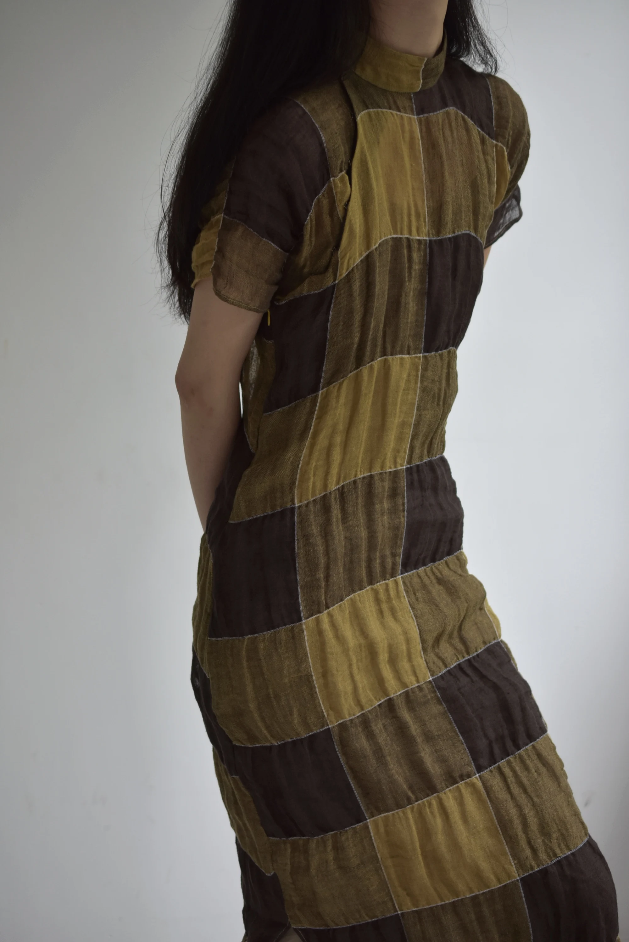 

Новое оригинальное китайское платье Mulan Lou в стиле ретро, из льна, длинное, элегантное, женственное, осеннее, модное, из льняной ткани