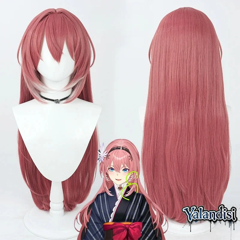 Yalandisi& Virtual YouTube Vtuber Takane Lui Cos Cosplay Wig Halloween Carnival Party Props Synthetic Hair Heat Resistant Fiber