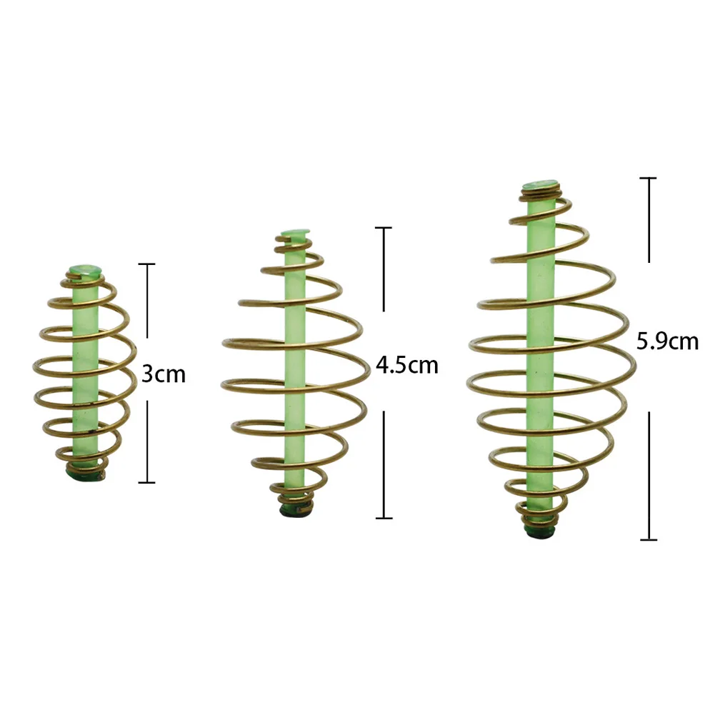 10 قطعة الطعم الربيع المغذية لصيد سمك الشبوط الطازجة ومياه البحر الصيد تلاعب الطعم المغذية أقفاص رائجة البيع الكارب صيد السمك التبعي