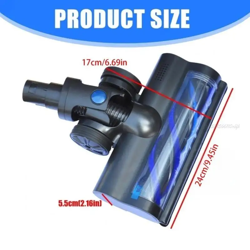 Cabeza cepillo eléctrico giratorio 27 con ergonómico Piezas aspiradora mano