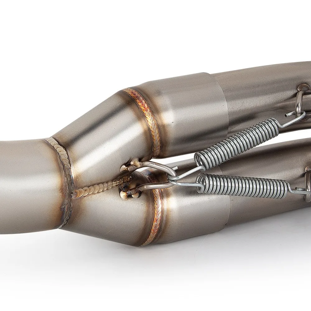 Knalpot Sistem Lengkap Kawasaki Z650 Ninja 650 2012-2023, Pipa Header Hitam, Sistem Knalpot, Pipa Knalpot