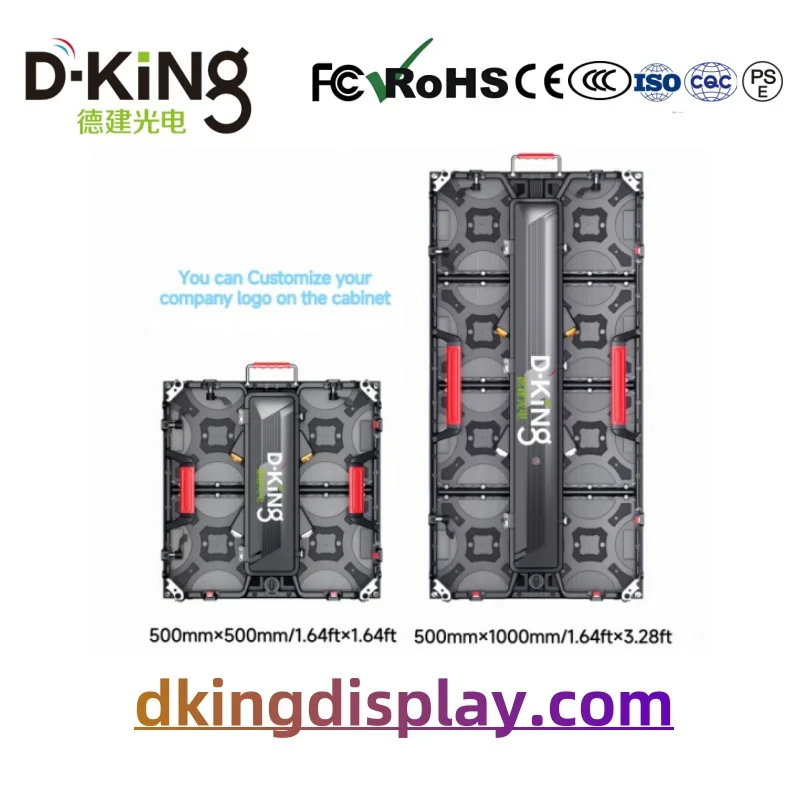 High Refresh Rental LED Display 500x500 500x1000 LED Video Wall  P4.8Outdoor LED Screen for Church Chapel Worship