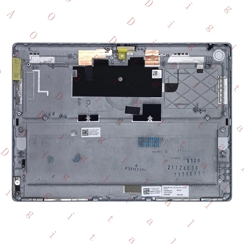 LL 0YN8P6 For Dell Latitude 7320 Detachable 2-in1 LCD Back Cover w/Smart card slot